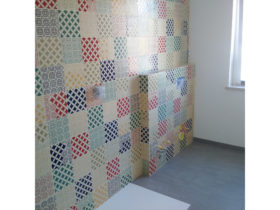 Rivestimenti in ceramica decorativi per bagni